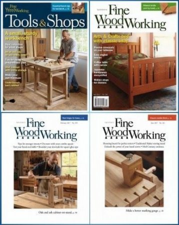 Обложка к Подшивка журналов Fine Woodworking за 2017 год